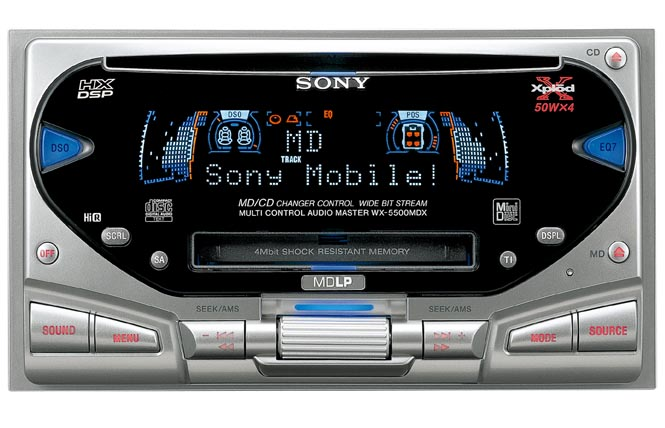 In 2001, Sony introduced the XPlod WX-5500MDX car audio system