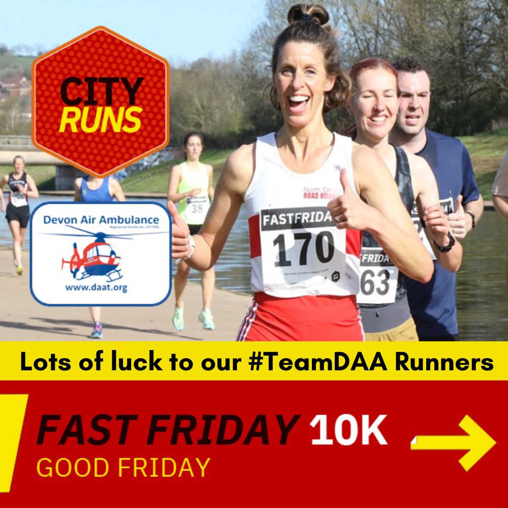 Good Luck to all our #TeamDAA runners taking part in today’s Fast Friday run along the beautiful River Exe and Exeter Quay. If you’re out and about on the quay today, please give these fab fundraisers a wave and a clap to show your appreciaton for their brilliant efforts!