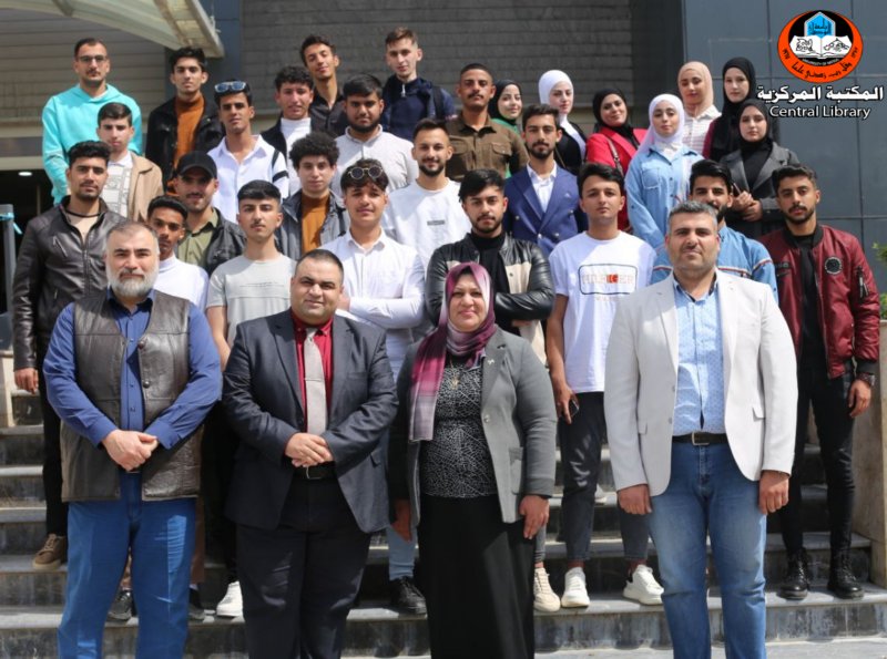 Receiving students from Department of Electrical Engineering uomosul.edu.iq/en/libcentral/… @UniversityofMos @cl_uom @4sayf #library #libraries #mosul #Iraq #Awareness