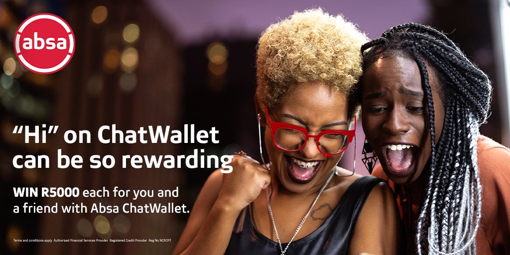 @5FM @AbsaSouthAfrica It's easy to access on Whatsapp.
You can transact by sending CashSends, buying prepaid electricity, airtime and data.
#AbsaChatWallet @5FM 
#5WeekendBreakfast 
@AbsaSouthAfrica