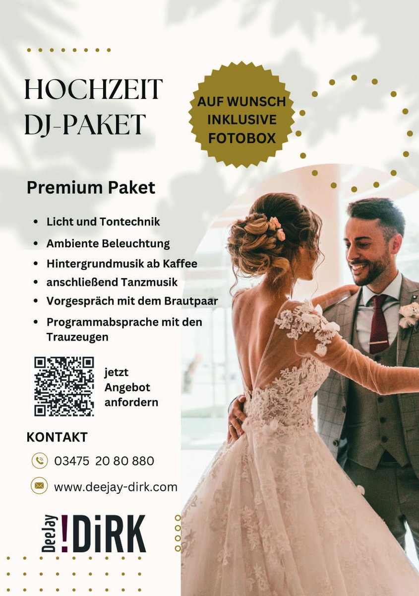 deejaydirk's tweet image. DeeJayDirk - Der Hochzeits-DJ für unvergessliche Momente! 🎶💖 Lass uns den perfekten Soundtrack für deinen großen Tag schaffen. 🎉 #HochzeitsDJ #Liebe #Musikzauber #PartyExperte   &amp;gt;&amp;gt; zurl.co/MBJn