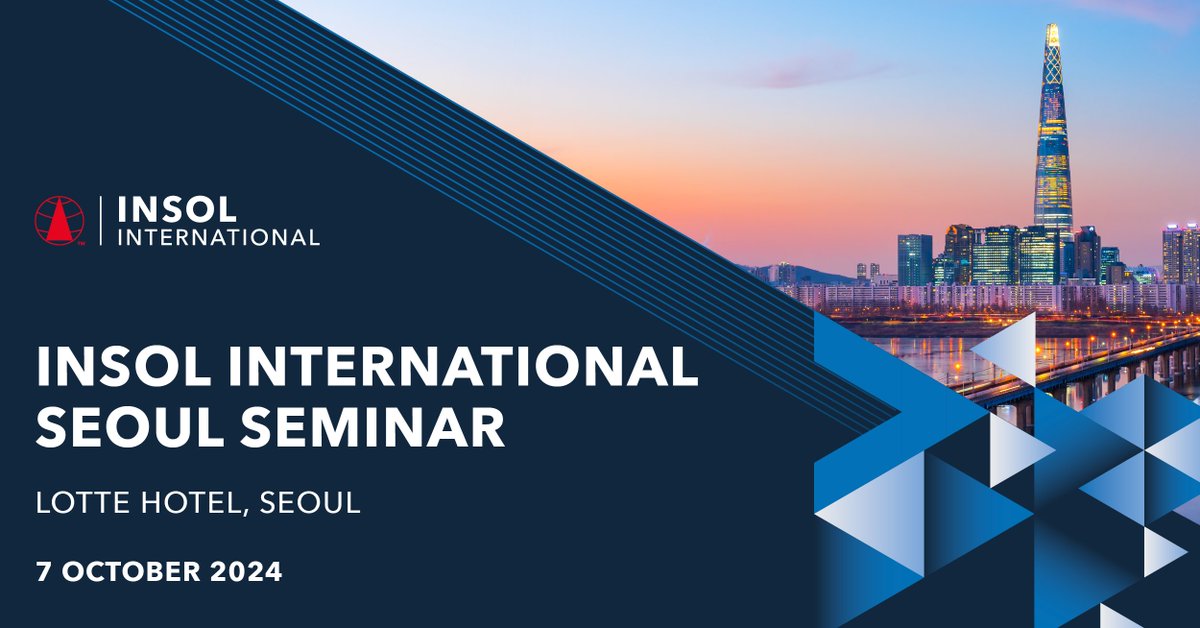 We are thrilled to announce the upcoming INSOL International Seoul Seminar, on Monday 7 October 2024, at the Lotte Hotel Seoul. Exciting sponsorship opportunities are available! For more information, please contact vanessa.evans@insol.org. #Insolvency #Restructuring