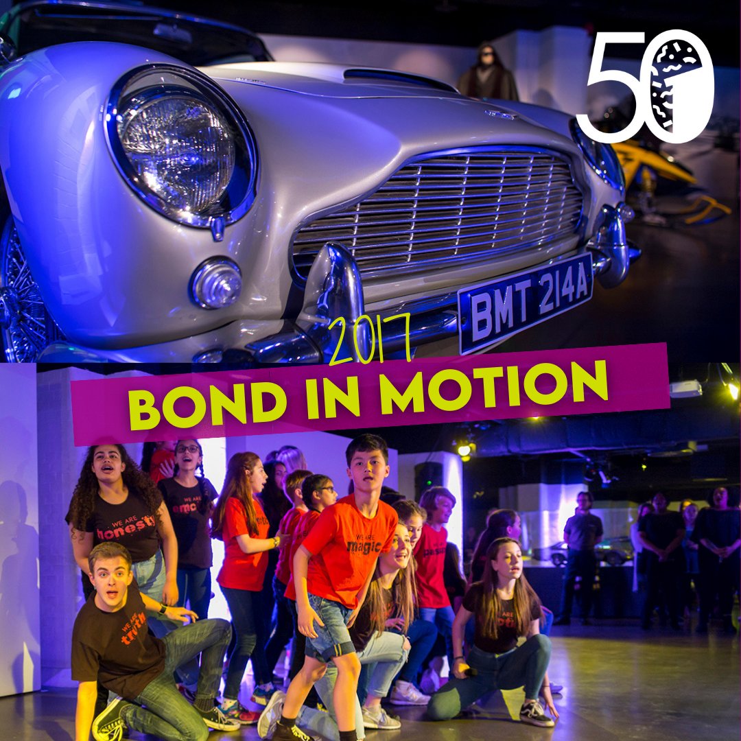 It’s exactly 007 years since our spectacular Chickenshed performance, ‘Bond in Motion’! We visited the London Film Museum, sat inside *actual Bond cars*, and of course, shook AND stirred them with our performance! 🍸 #FiftyFriday #Chickenshed50