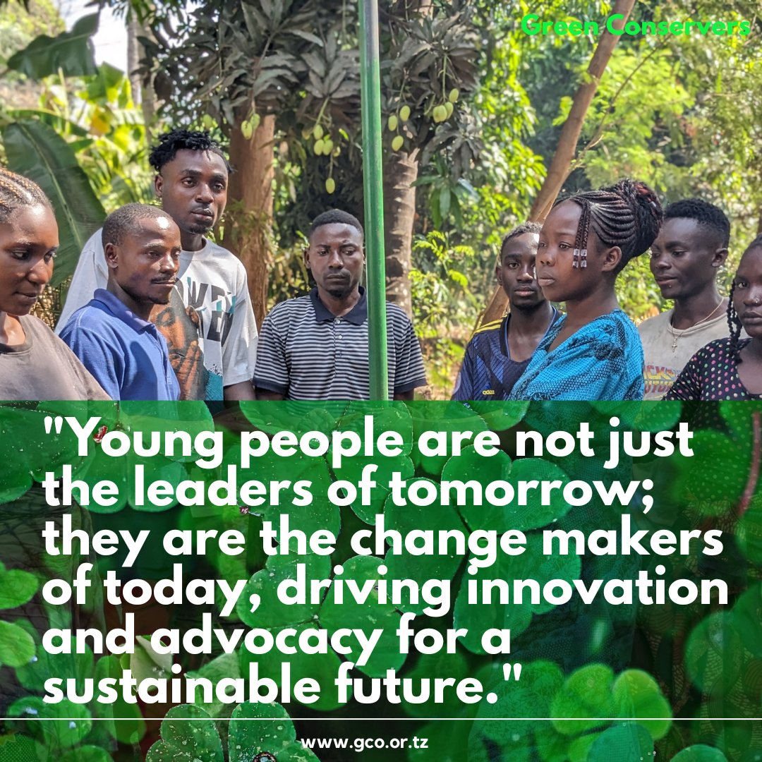 Empowering young people to address #Climatechange not only secures their future but also catalyzes transformative solutions for the planet.
#YouthMatter #ClimateJustice
@GreengrantsFund @350Africa 
@Rukiya_Khamis @cleanenergy_eu @dw_environment