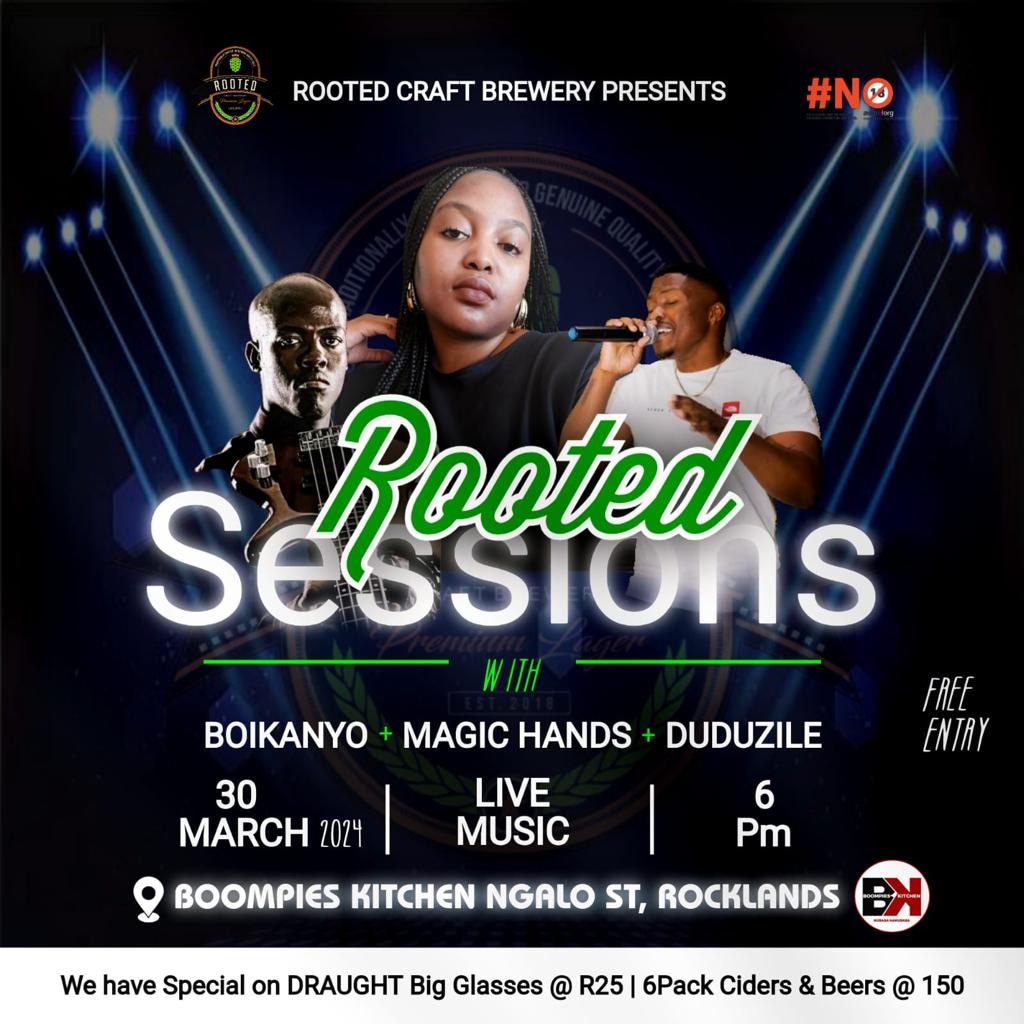 CraftRooted's tweet image. Rooted Craft Brewery brings you our first ever Rooted Sessions.
Premium entertainment to pair with your favourite premium craft lager for you, Rooted People 

See you on the 30th March 2024 at Boompies Kitchen. 

#StayRooted