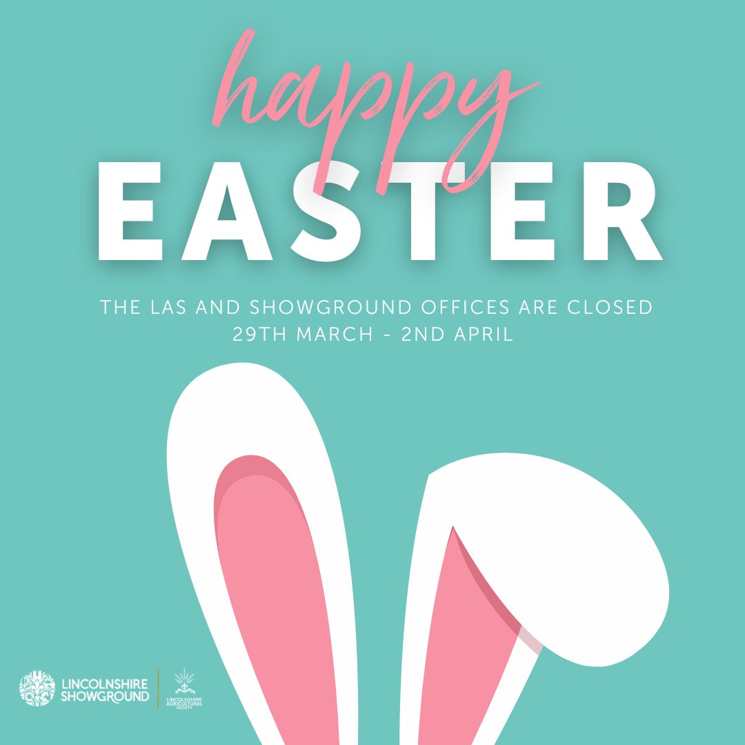 🐰 Happy Easter from all of us at LAS and Showground! 🐣 Just a quick reminder that our offices will be closed today and we will re-open as normal from Tuesday 2nd April. Enjoy the long weekend! 🌷