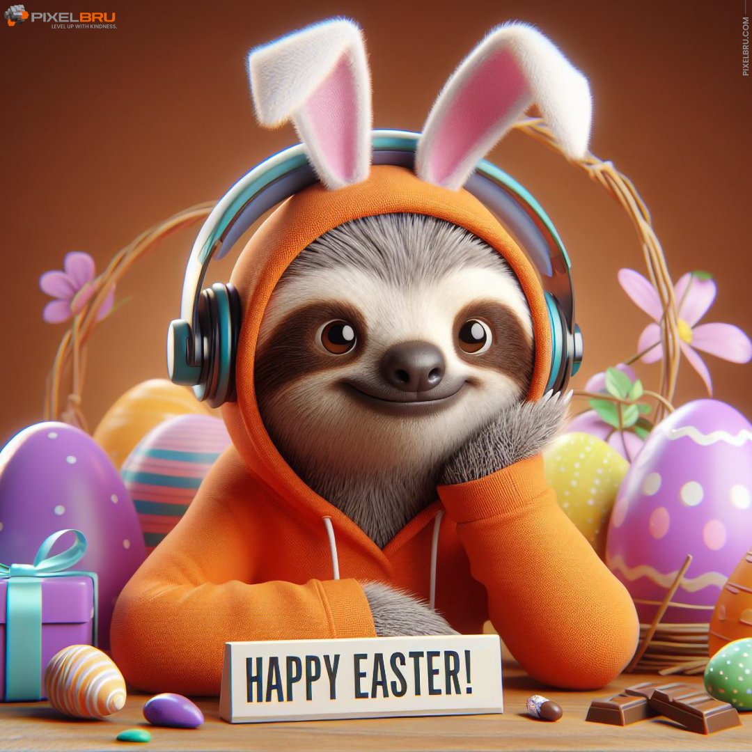 🐰 This Easter, Bru dons his bunny ears to remind us of the joy in life’s journey.  As we celebrate renewal and hope, may your day be filled with meaningful adventures and sweet victories in both games and life. Happy Easter from our team to you! 

#easter2024 #GamingCommunity
