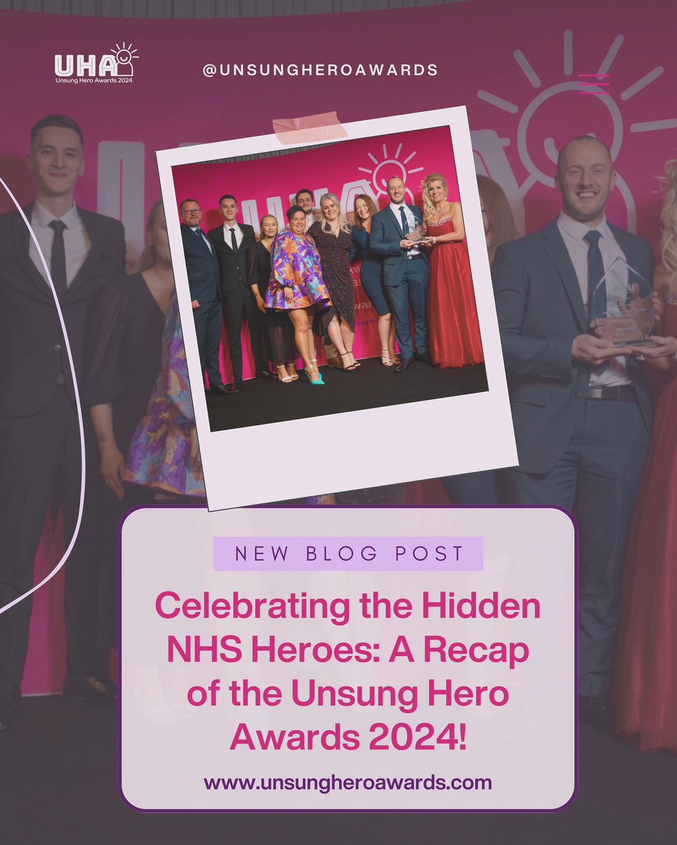 Ready for some bank holiday reading? We've got just the thing! Our latest blog post is all about the Unsung Hero Awards 2024 ceremony celebrating the real heroes of the NHS - the non-clinical and non-medical staff who keep things running smoothly.