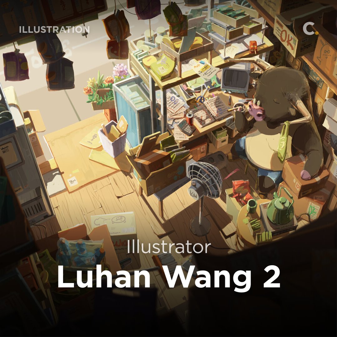 Illustrator Luhan Wang's 2nd class 'Storytelling with Environments: from Brainstorming to Rendering' is ready for pre-order! Learn all about effective background design—from ideation, to refining scenes with light & texture. #coloso #luhan #illustration #background #linework