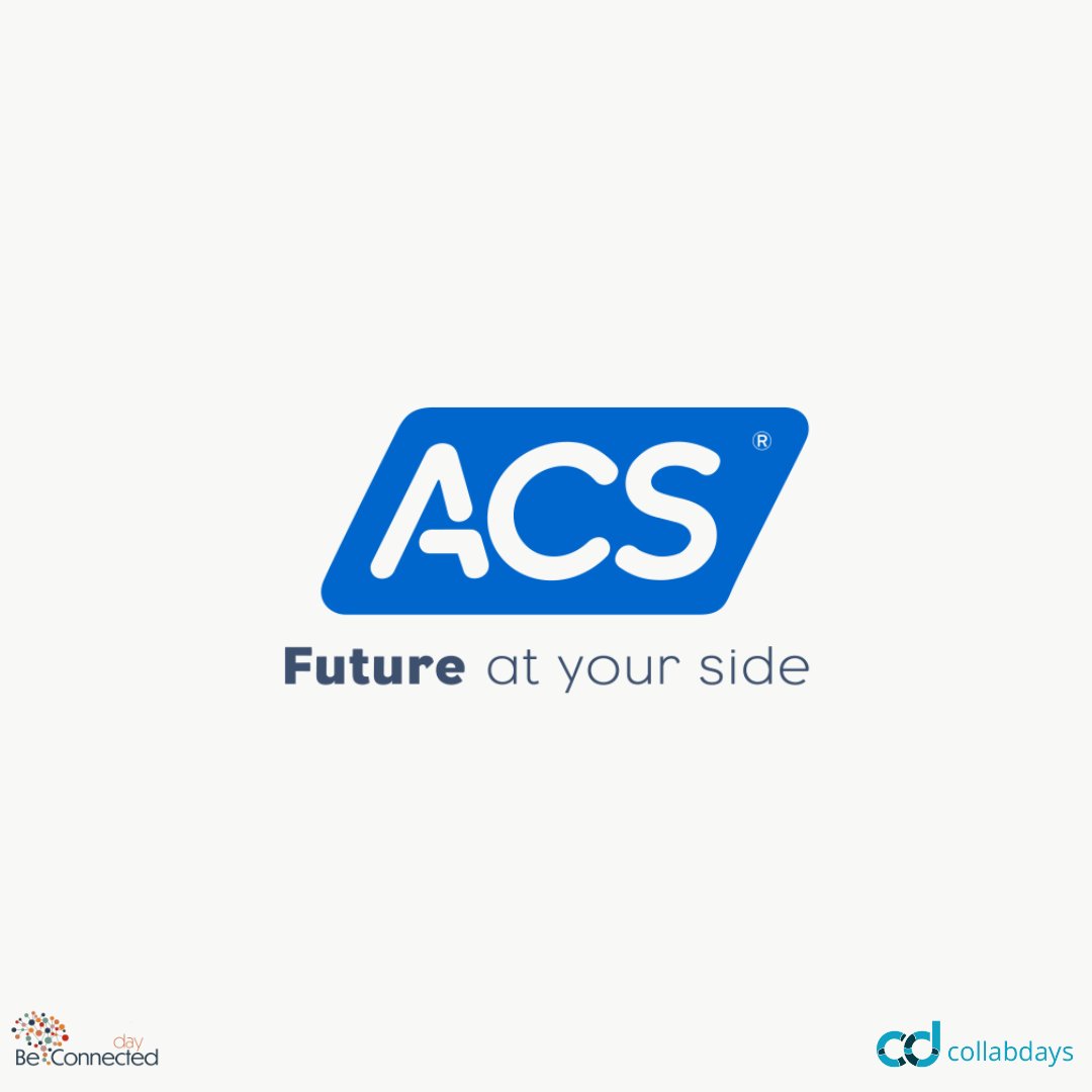 BeConnectedday's tweet image. Siamo lieti di annunciare @ACSDataSystems come sponsor del BeConnected day 12 + CollabDays 2024!
@ACSDataSystems è attiva in quattro centri di competenza: Cybersecurity, IT Infrastructure & Cloud, Workplace & Collaboration, Digital Signage e software gestionale