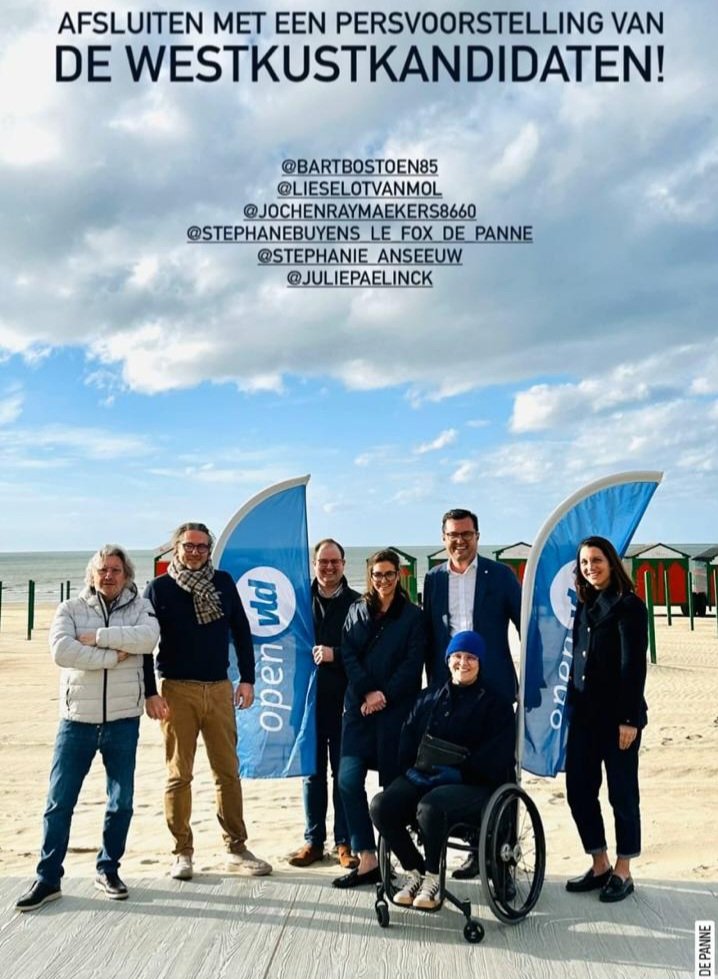 Forza Westkust Open Vld. 
Voor mogen en niet moeten.
Voor motiveren tegen pamperen. 
Voor werken voor meer netto.
Voor presteren en niet profiteren.
Voor vrijheid en vooruitgang. 
Omdat het beter kan.