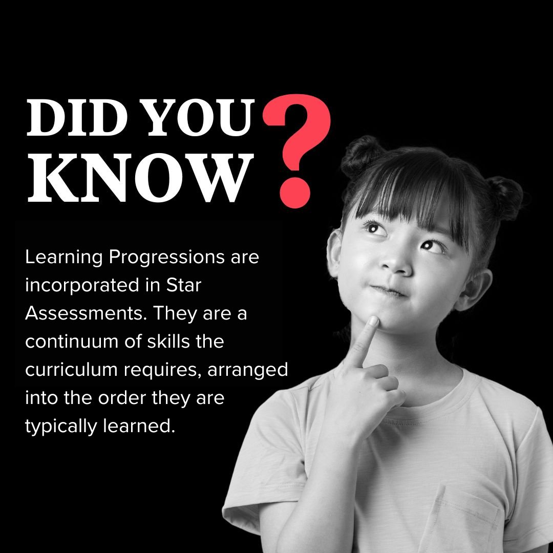 Learning Progressions in reading and maths tell you what your students are ready to learn after assessment. Built in collaboration with NFER, Learning Progressions inform planning and teaching through skill-based reports in Star Assessments. Learn more>bit.ly/49ayO8j