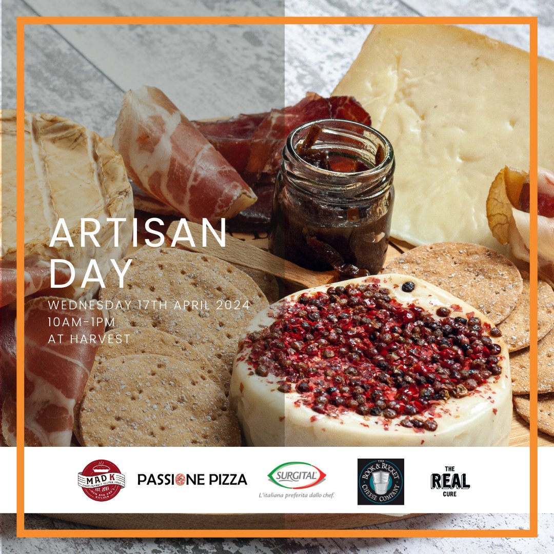 Join us for a day of everything artisan! 🧀🥓🍝🥟

More information coming soon 👉 secure your ticket today
eventbrite.co.uk/e/artisan-day-…?

FOR HARVEST TRADING CUSTOMERS ONLY