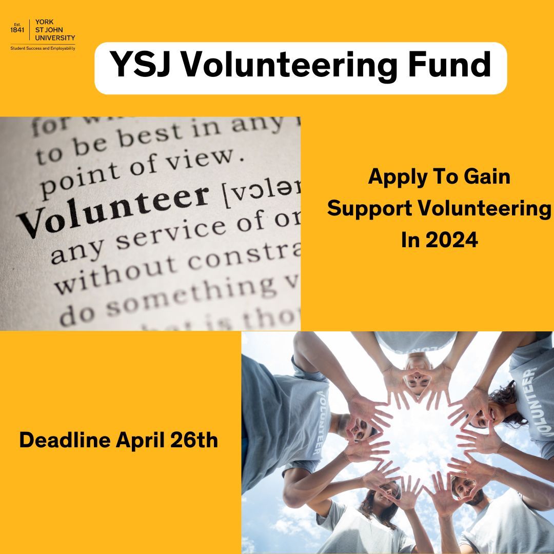 Need Support To Volunteer?🤔 YSJ Volunteering Fund is now live and open for applications. Thinking about volunteering abroad this summer but need support with fees? Head to our page, go through our eligibility list, and apply!🤩