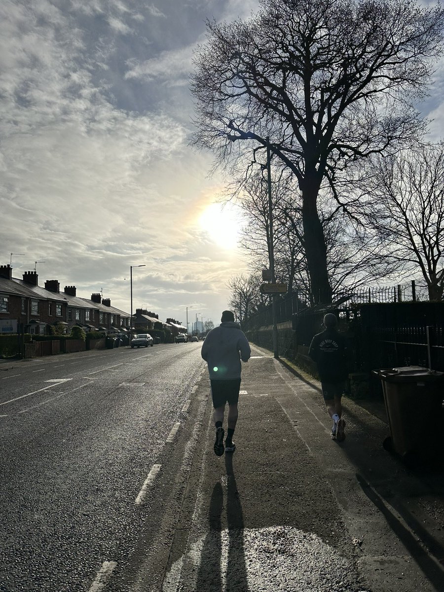 10K in sunny Belfast this morning.