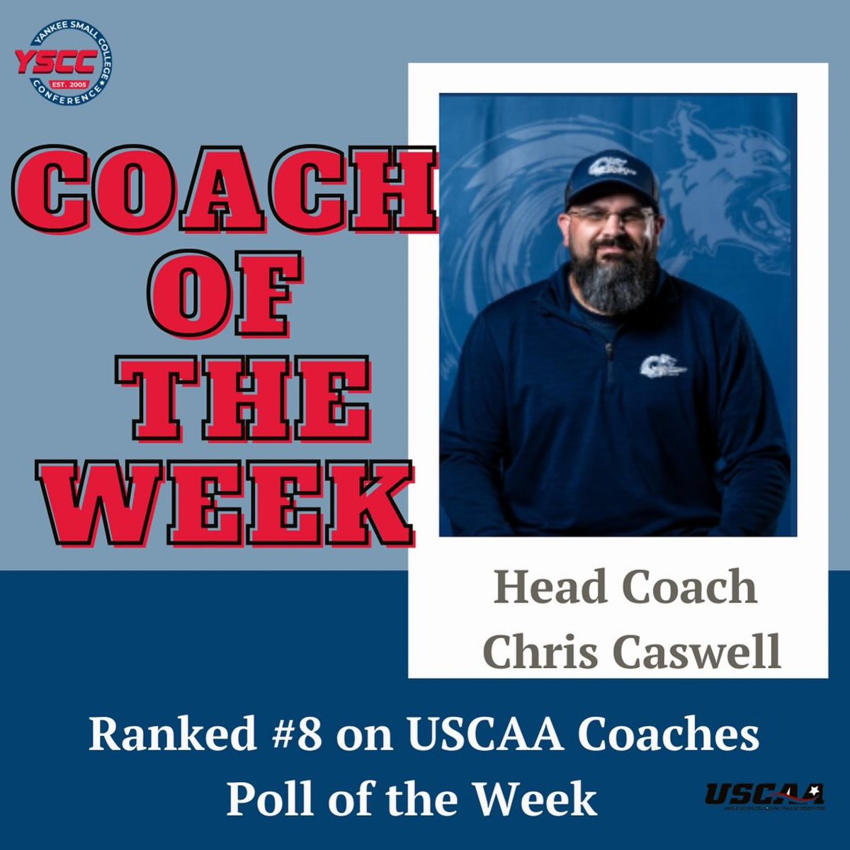 seawolvessoft's tweet photo. Congratulations to our very own!!
Coach Caswell 🥎
#CoachOfTheWeek #Softball #SMCCSeawolves #BuildingChampions #YankeeConference #YSCCPride #Studentathletes #Excellence https://t.co/wuSsenW82Y