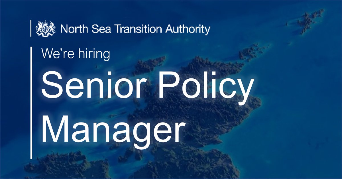 We are hiring a Senior Policy Manager to drive progress on carbon storage and energy transition policy efforts. Based in Aberdeen or London, the role is offered on a hybrid-working basis. For more details, go to: tinyurl.com/mu92yjxh