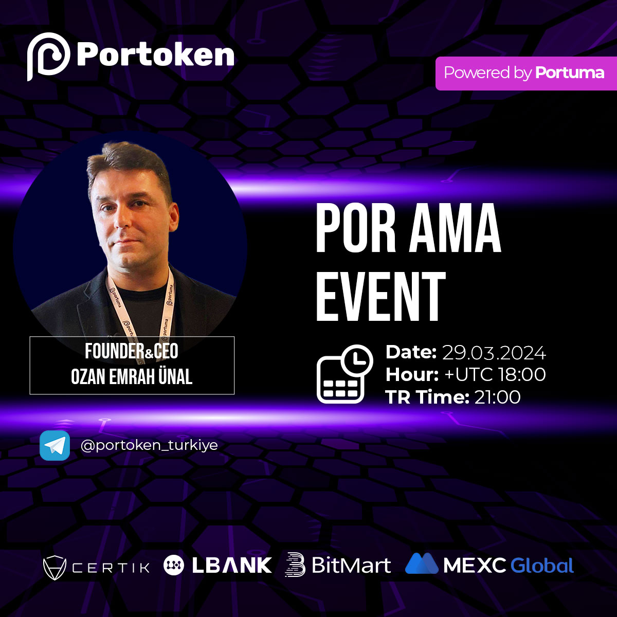 Don't miss the POR AMA EVENT guys! We are always here for you 😎
