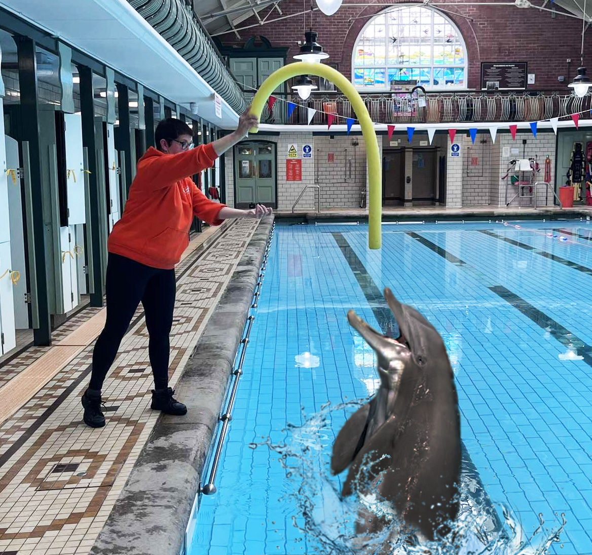 🐬Special Announcement🐬 Our Dolphin trainers have been working hard all year round to bring you our first ever Dolphin show! Tickets are now available by clicking this link 👇 bramleybaths.co.uk/events/april-f… 😉 #aprilfools