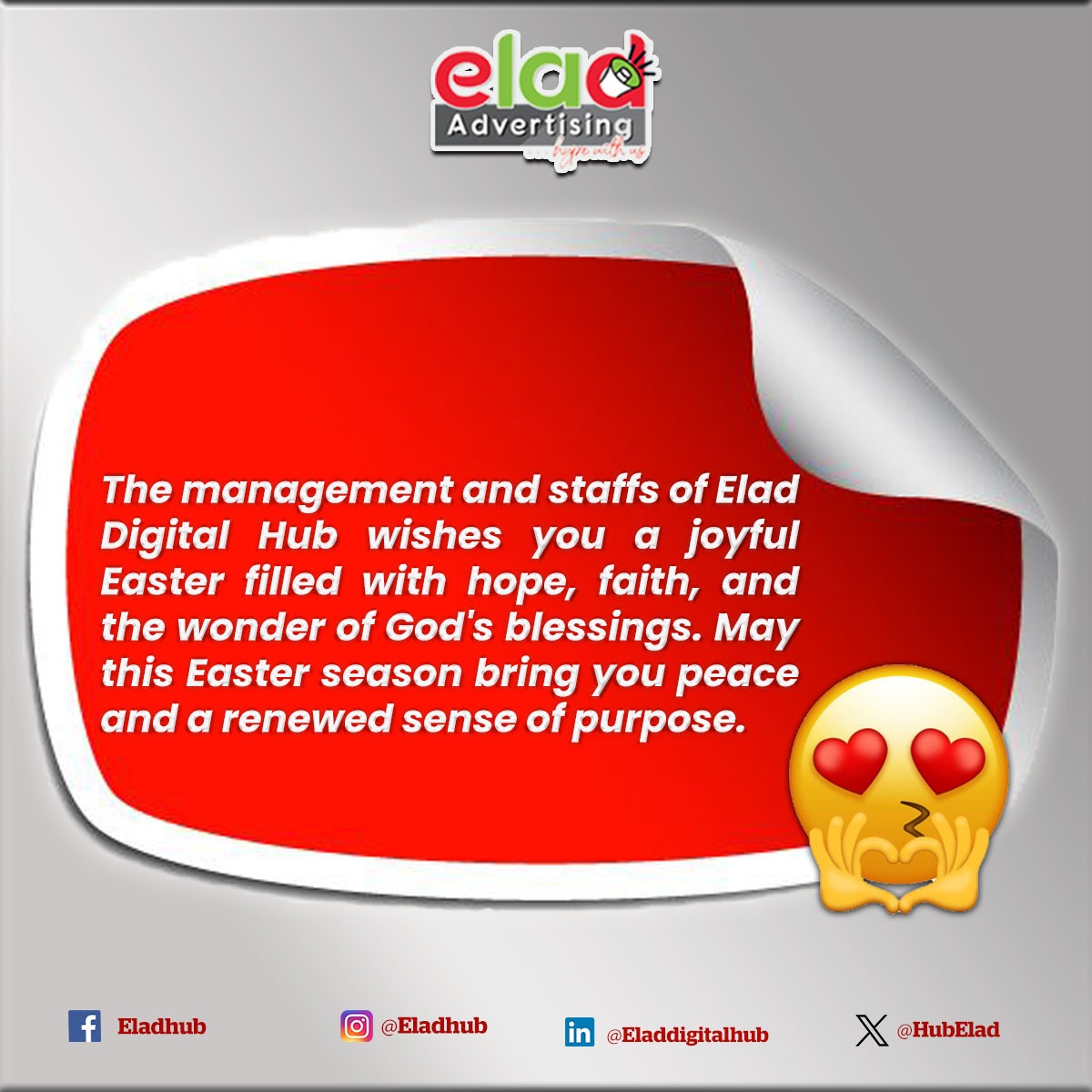 HubElad's tweet photo. Happy Easter🎉😊👌 https://t.co/Do3YSXCqbd