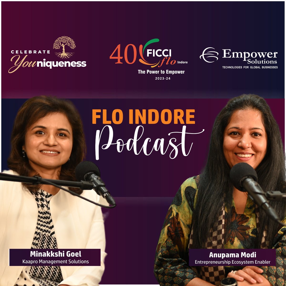 Let's celebrate FLOpreneurs Youniqness! With our 1st ever FLO Indore Podcast, where we dive into captivating conversations with Anupama Modi and Minakkshi Goel.
YouTube:YouTube.openinapp.co/FLOPodcast-Ep-6
Spotify: spotify.openinapp.co/FLOPodcast-Ep-6
