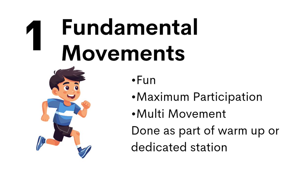 Designing a warm up game for your Nursery provides a unique opportunity to develop Fundamental Movements and enhance Physical Literacy amongst children.. 3 things to focus on: 😁 Fun 💯 Maximum Participation 🤸‍♂️ Multi Movement