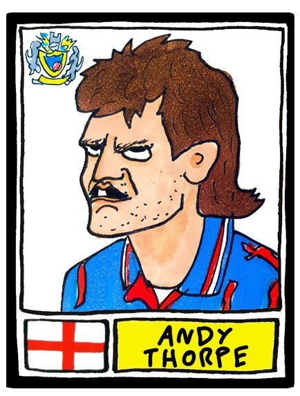 STOCKPORT COUNTY - what better way to spend/waste a bank holiday than with 36 highly questionable doodles of various SCFC legends, icons and cult heroes. We’ve started with Andy Thorpe. It will only get worse from here. SUGGESTIONS NEEDED 💡 RTs appreciated 🙏🏻