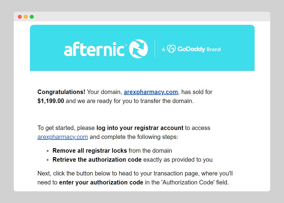 Thank you, @Afternic 🎉 ⏺️ 10 March – I won the auction for the domain on GoDaddy after seeing it on @DomainSmoke's daily newsletter. ⏺️ 18 March – I received the domain, listed it on Afternic, and reached out to potential buyers. ⏺️ 19 March – The domain was sold 🥳😄…