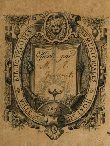 Lors de ses voyages Emile Guimet rapporte de nombreux objets à l'origine des musées d'Histoires naturelles de Lyon & de Paris mais aussi des carnets de voyages & études illustrées qu'il publie à l'attention des chercheurs & des publics amateurs #ExLibris 👉vu.fr/vLnex