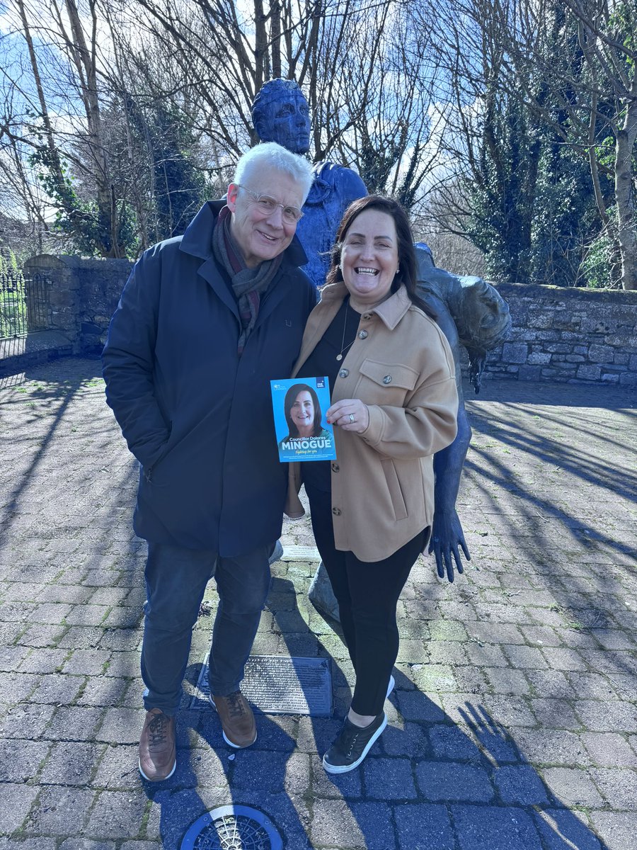 Canvassing with Cllr. Dolores Minogue in Ardee.