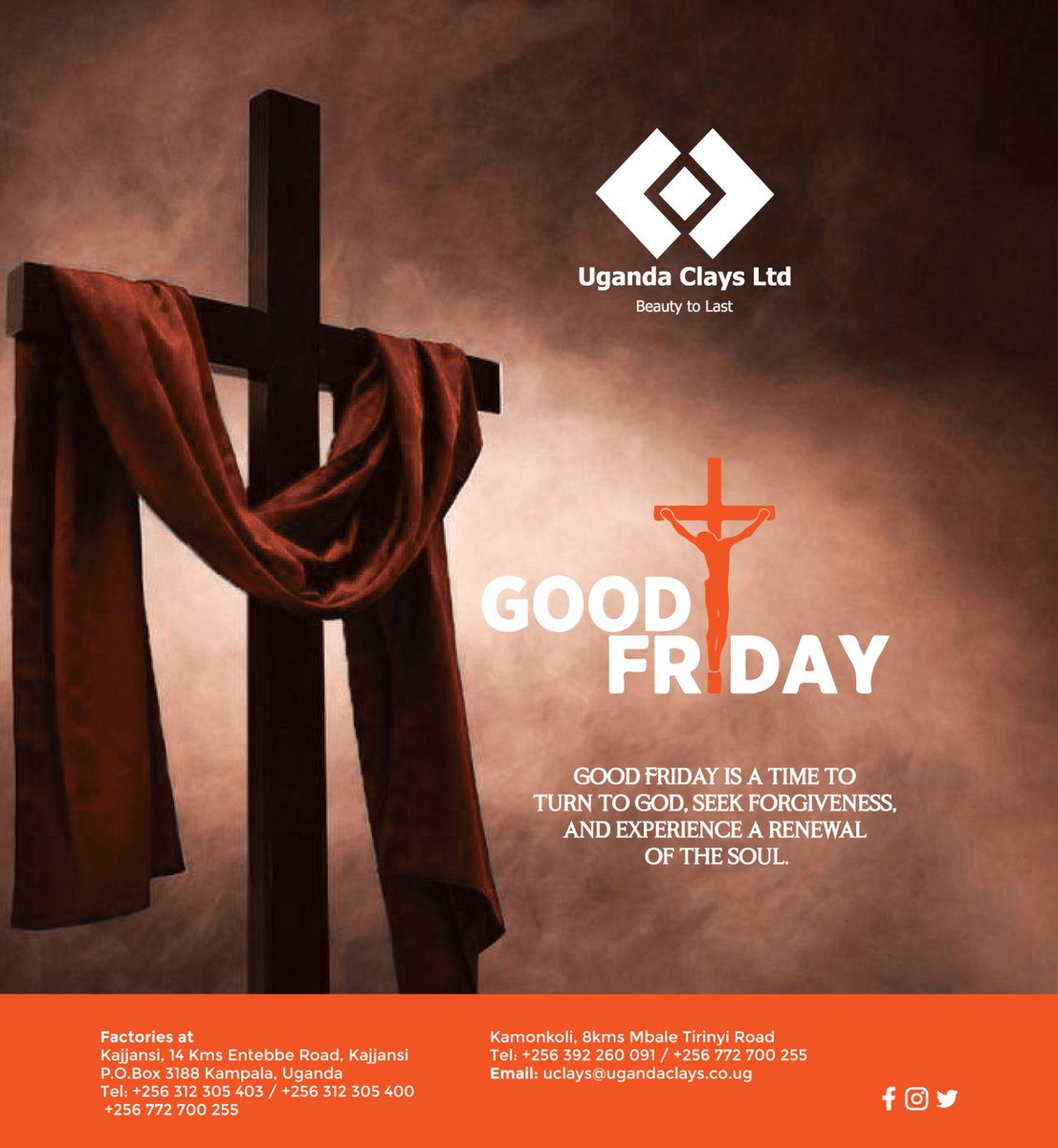 As we observe good Friday, may we be reminded of the immense love of God and the redemption it brings. Have a solemn and reflective day.