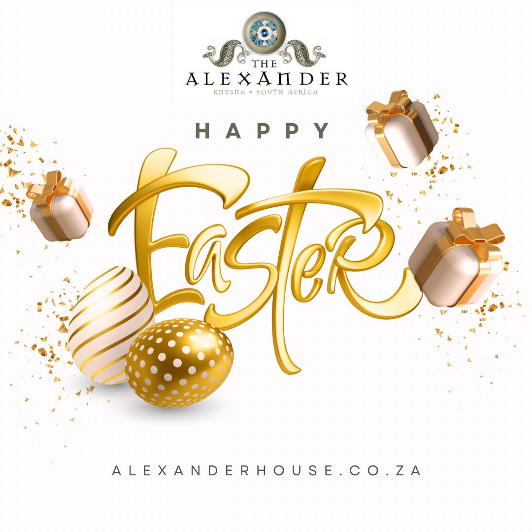 From all of us at Alexander Guesthouse in Knysna, Happy Easter! 

#Knysna #KnysnaHeads #holiday #vacation #travel #Easter #GoodFriday #celebrate #guesthouse