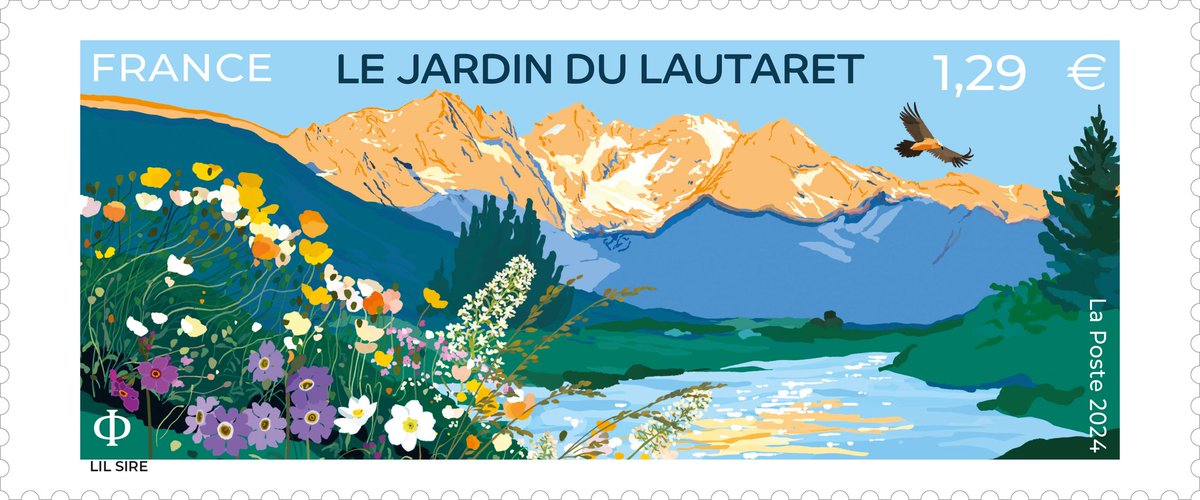 🆕️ Le 13 mai 2024, La Poste émettra dans la série faune et flore, un #timbre sur le jardin du Lautaret situé dans les Hautes-Alpes. #Flore #faune #Botanique @LPNews_IDF @LPNews_PACA @TimbresFFAP @LautaretGarden @EcologieAlpine @CNRSecologie