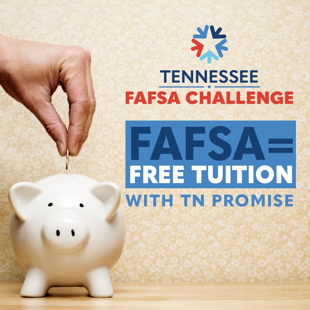 Finish the FAFSA by May 15 and open the door to your #TNPromise - scholarships, grants, financial aid, and more. #TNFAFSAChallenge