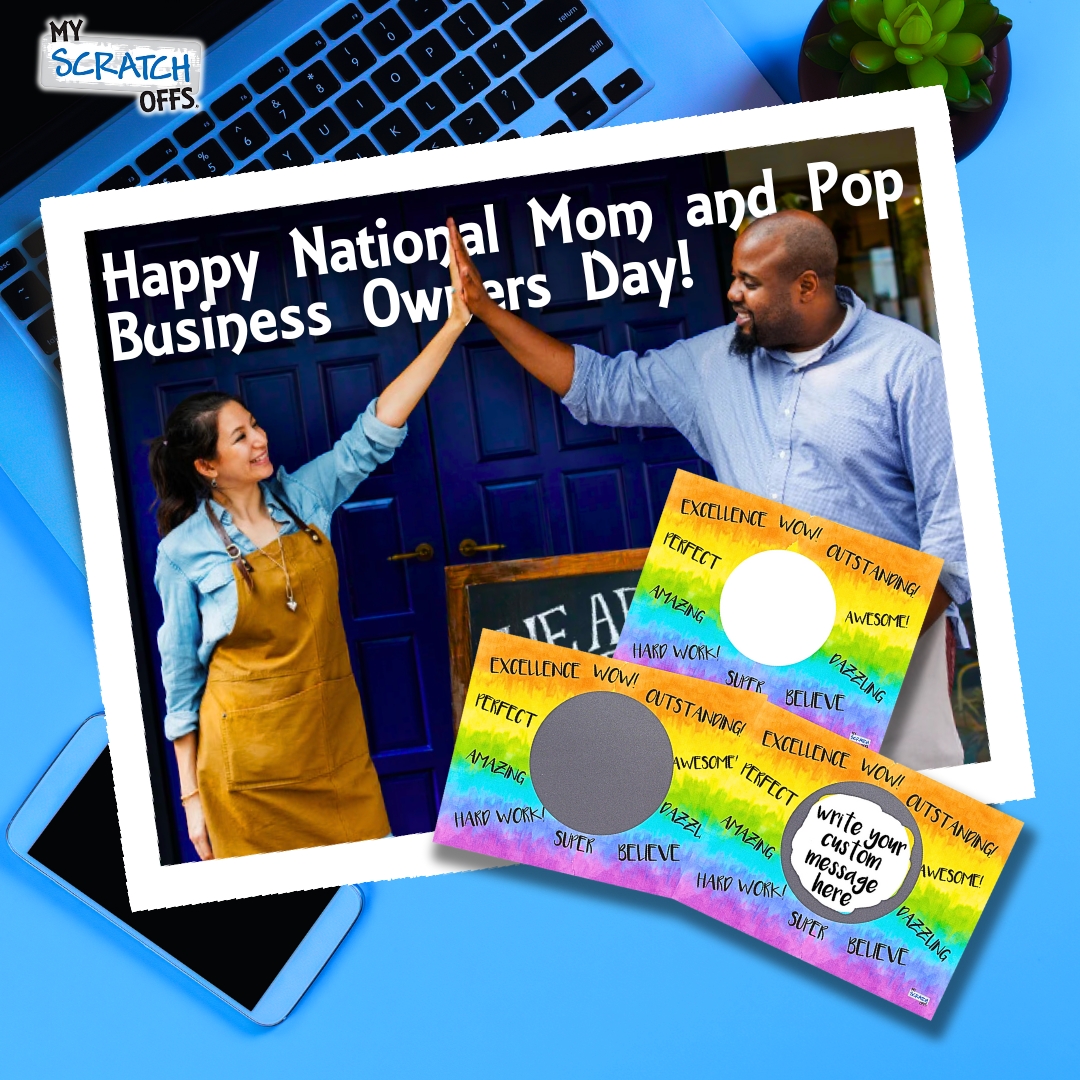 '🎉 Happy National Mom and Pop Business Owners Day! 🎉 
We are grateful for the support of our community and want to extend a special thank you to all the Mom and Pop businesses out there who inspire us every day.'

#MyScratchOffs #MomAndPopBusinessOwnersDay #SmallBusinessLove