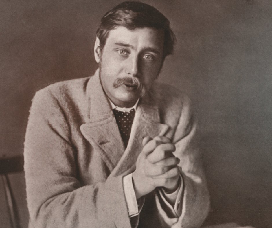 NEW EXHIBITION! On April 11, H.G. Wells: A Scientific Romance, opens in @nicklegalleries. If you're a fan of Wells' work, you won't want to miss this one. ow.ly/UTtM50R3HMj #HGWellsUCalgary 📷Used with permission from National Portrait Gallery, London