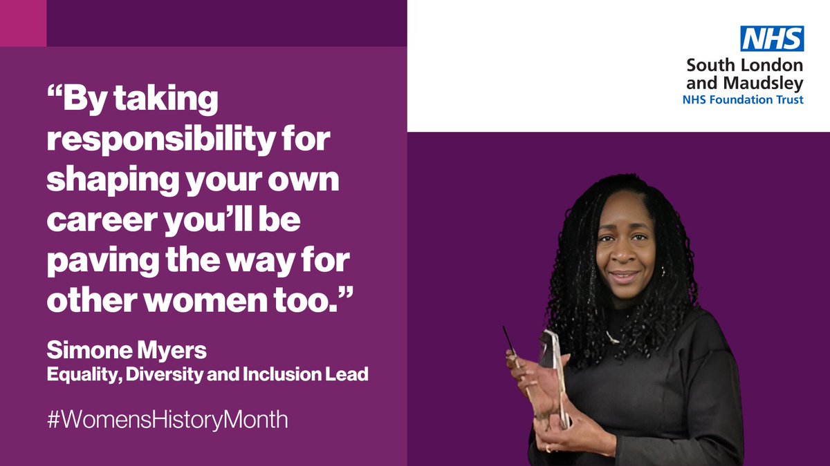 Meet Simone Myers, our EDI Lead in #Lewisham. 👋 From Vocational Specialist to breaking down barriers, Simone's journey reflects her passion for equality. 👇 ow.ly/ExLo50R4cKS #WomensHistoryMonth #MentalHealth