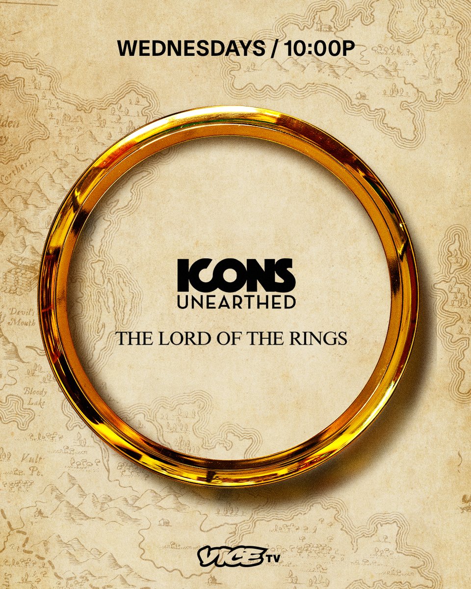 Don't miss an all-new episode of 'Icons Unearthed: The Lord of the Rings' airing tonight at 10P ET. Here is how to find your channel and watch on VICE TV: trib.al/inV6EDP