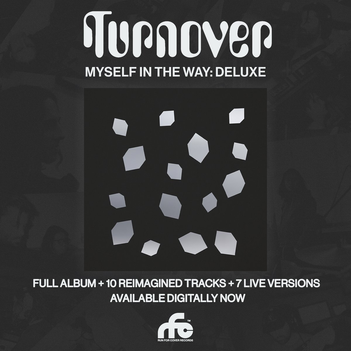 The Deluxe version of @turnoverva's MYSELF IN THE WAY is out digitally today! Featuring remixes, reimagined tracks, and live versions. Listen & pre-order vinyl here: lnk.to/MITW-Deluxe