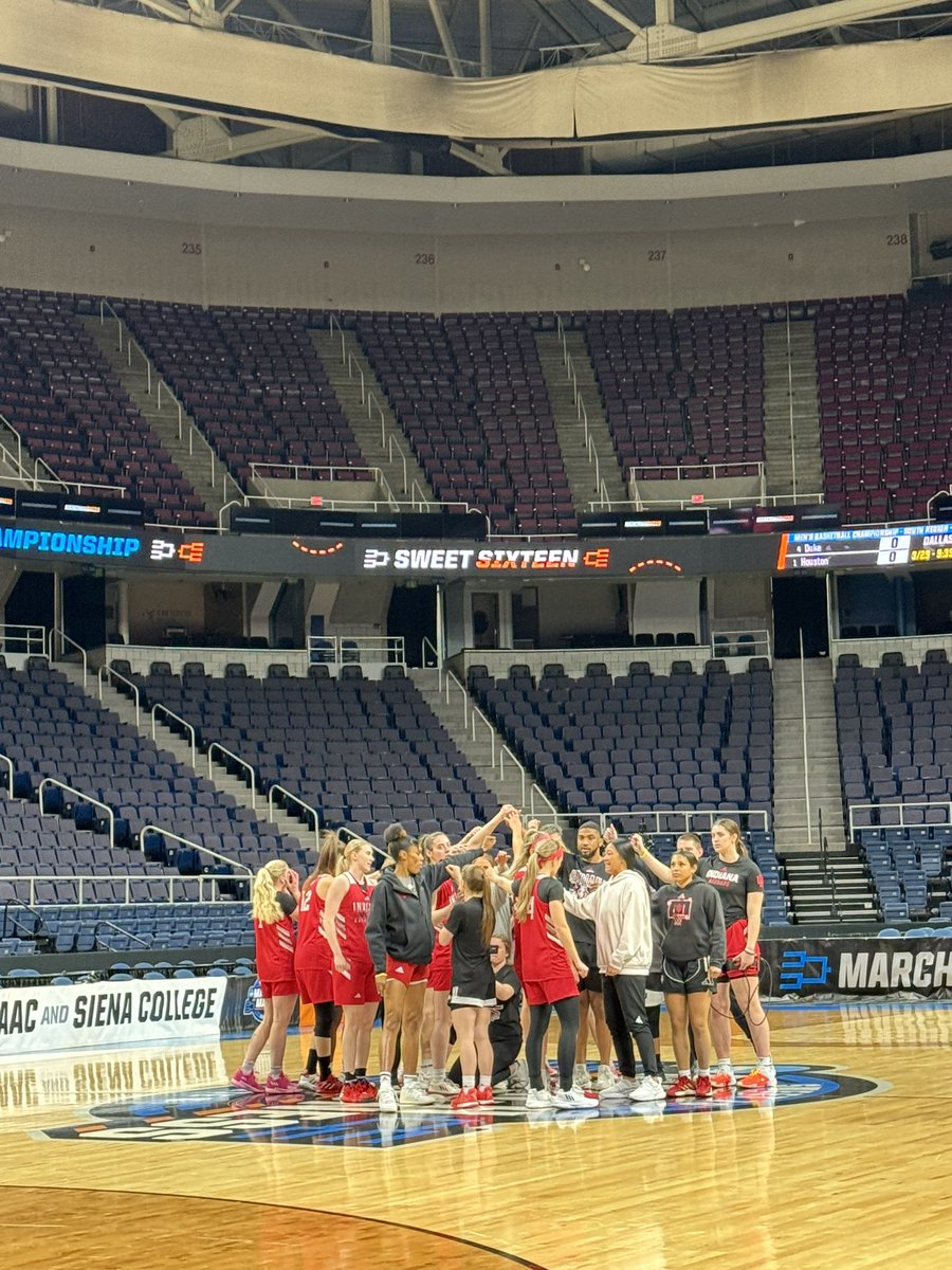 Happy Atheltic Training Month to all the ATCs out there! Your job title is all encompassing. No words can demonstrate the true value you contribute to the health and safety of the athletes. We get to spend today with @IndianaWBB  in the SWEET 16! #iuwbb #Sweet16 #MarchMadness