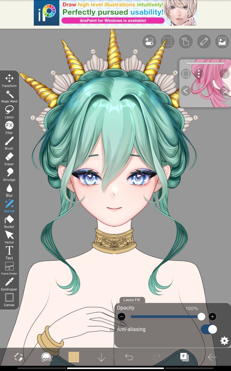 Kousapiiii's tweet image. Relearning with @AliceVu134 it is a challenge for sure ✨✨ but it's sooo fun!!  💕

#Live2D #Live2D依頼 #Live2DWIP #art