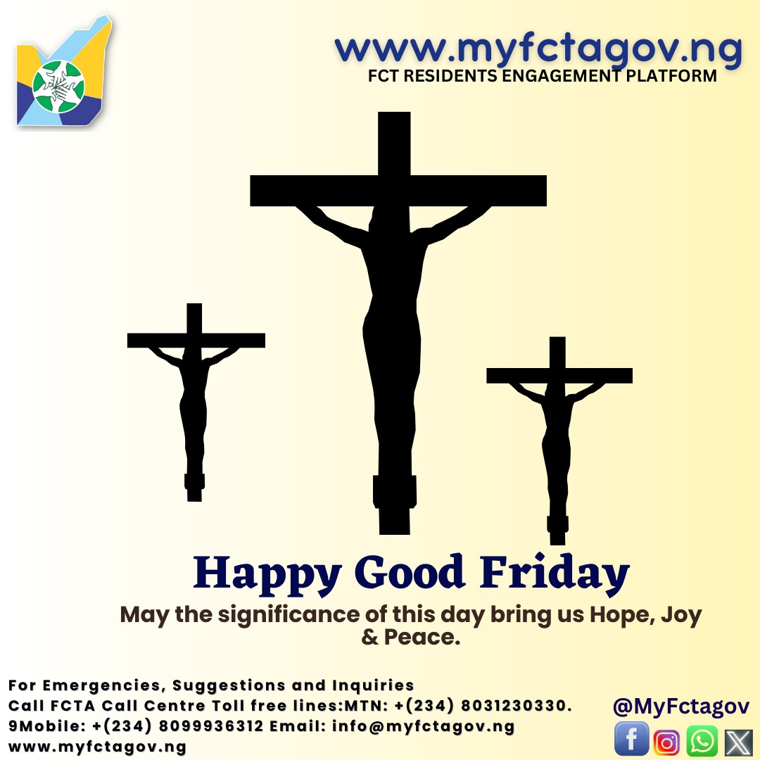 Happy Good friday Abuja..
