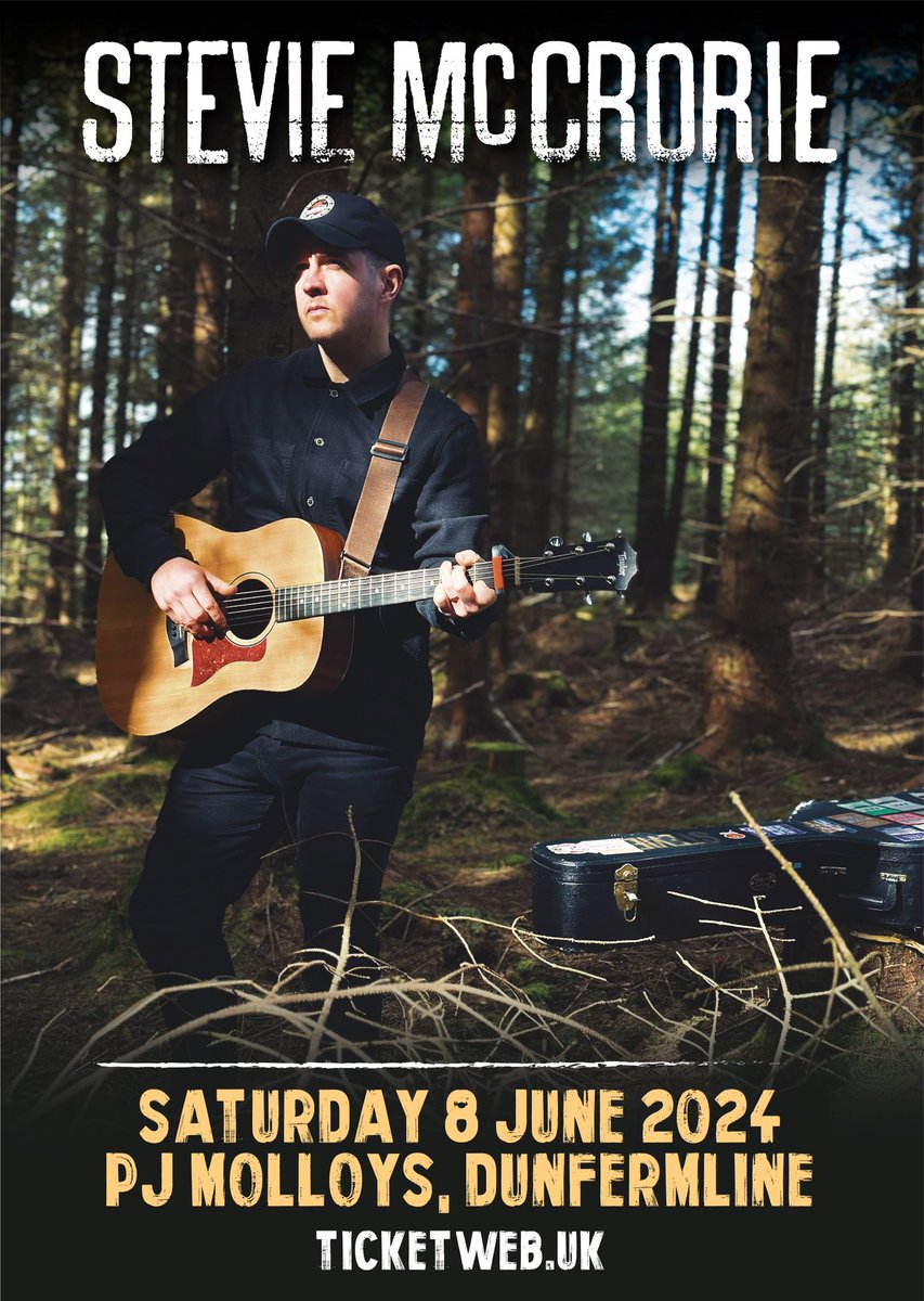 GIG ANNOUNCEMENT: Stevie McCrorie headlines the venue on Saturday 8 June! Tickets 🎫 on sale Monday 10am via ticketweb.uk/event/stevie-m…