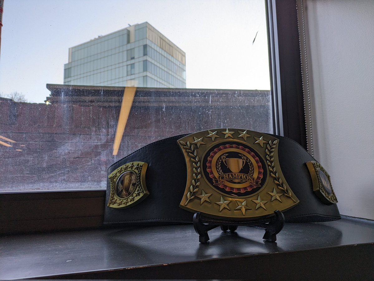 Thomas Wong (@twongmd) on Twitter photo The #SIR2024SLC film panel trophy belt is on display in @VUMCradiology, Nashville. Who's going to challenge Team Trainee at #SIR2025NASH?! <a href="/SIRspecialists/">Society of Interventional Radiology</a> The #SIR2024SLC film panel trophy belt is on display in @VUMCradiology, Nashville. Who's going to challenge Team Trainee at #SIR2025NASH?! <a href="/SIRspecialists/">Society of Interventional Radiology</a>