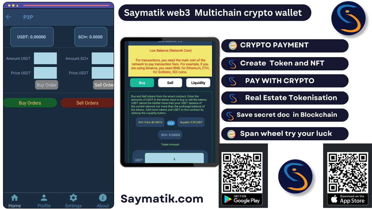 saymatik's tweet photo. Proteggi i tuoi asset digitali con #SaymatikWeb3Wallet, il nuovo standard per la gestione delle criptovalute 🚀🔐 #GestioneCripto #Blockchain #AssetDigitale #ultimenotizie https://t.co/Yid1HklSwl