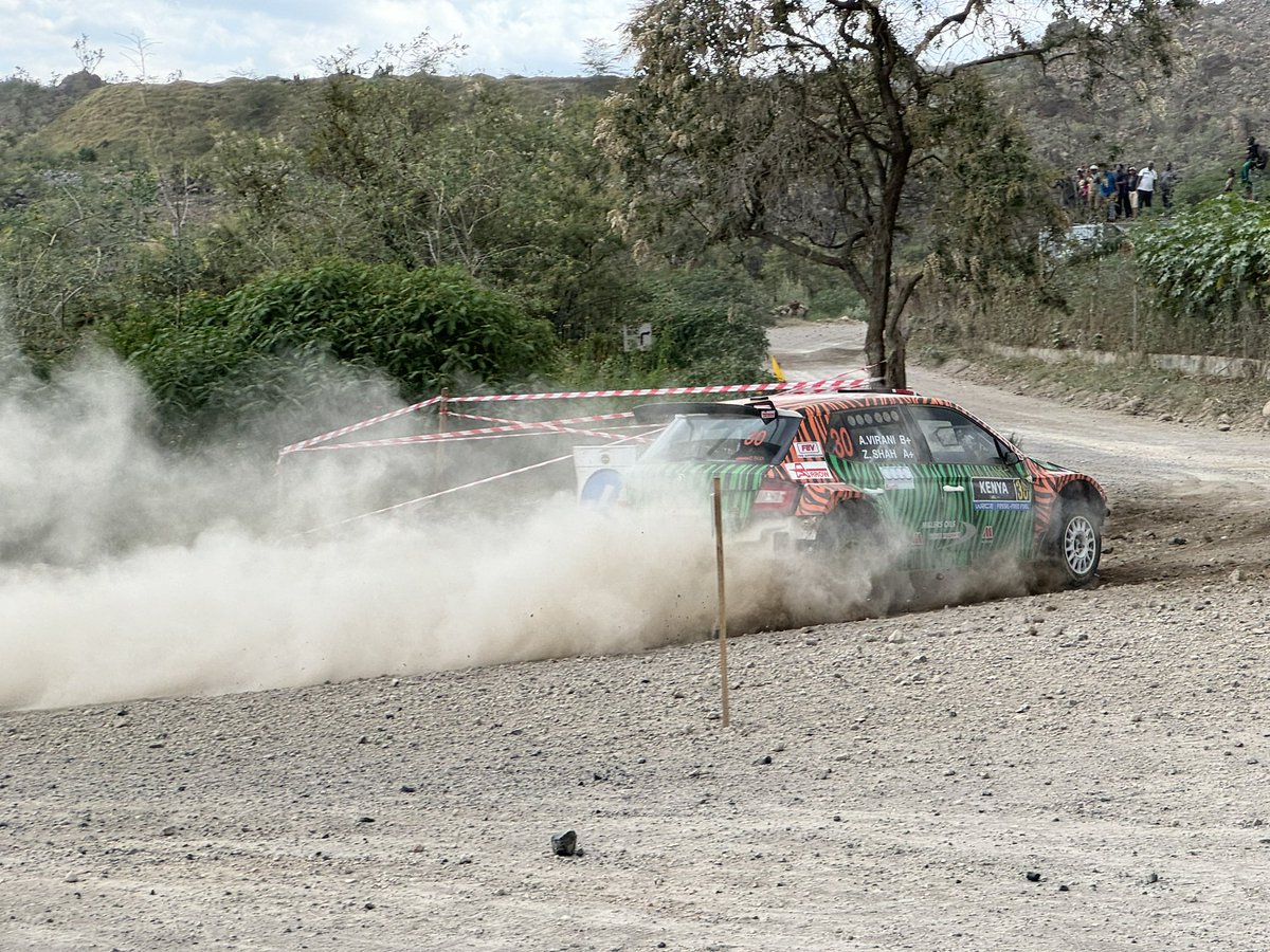 Dust, speed &amp; triumph 💨 scenes from SS6 Geothermal 2 #WRCSafariRally2024 #TwendeVasha #EasterNaRally