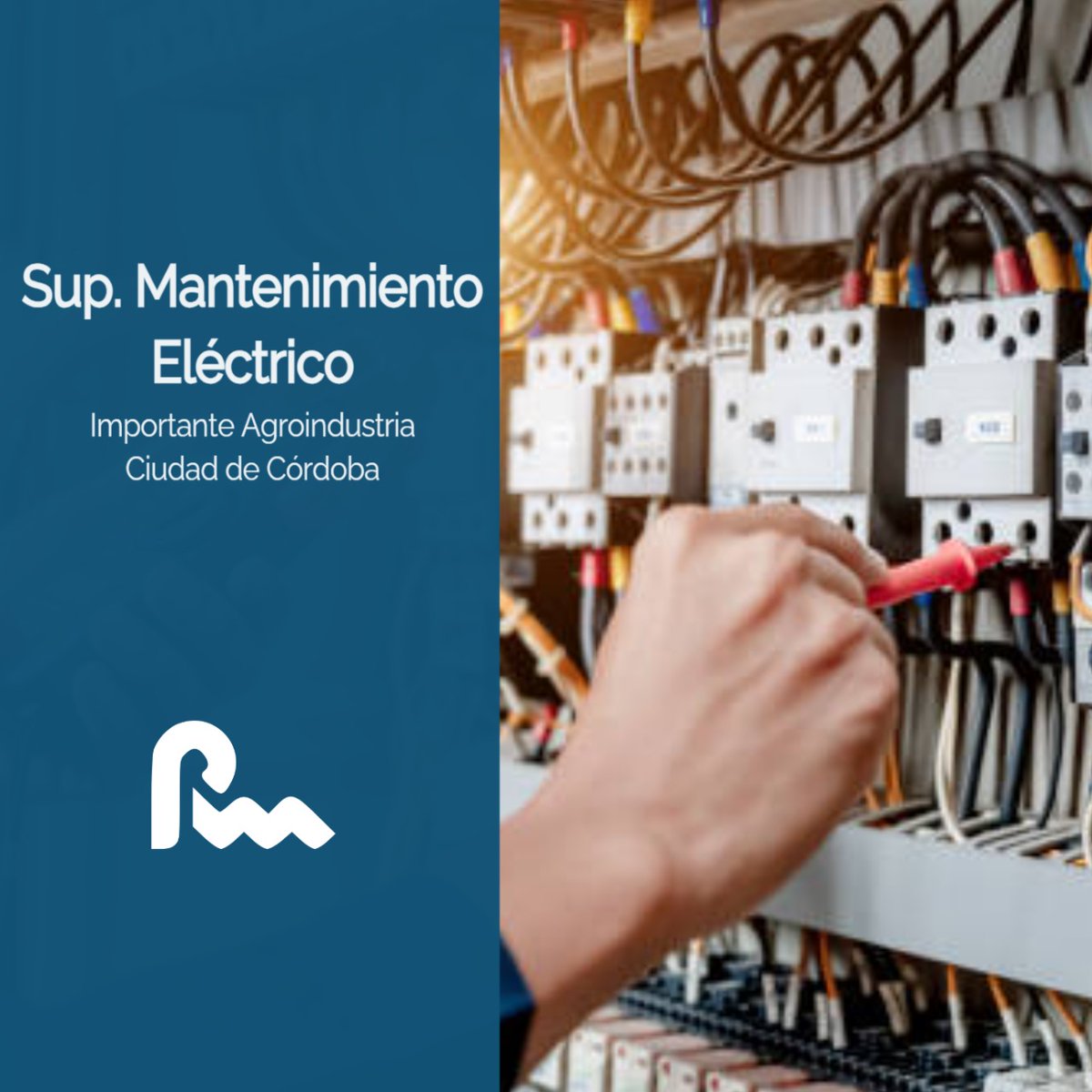 DAndresAmado's tweet photo. Oportunidad Laboral: SUP. MANTENIMIENTO ELÉCTRICO - CÓRDOBA
IMPORTANTE AGROINDUSTRIA
https://t.co/Wz7247RZBa

#Ingeniero #Electrico #Mantenimiento #Electromecánica #OportunidadLaboral #TrabajoAr #Empleo #Empleocordoba #Industria #Agroindustria #Ingenieriaelectrica #Agro https://t.co/BZ0lGQeH9o