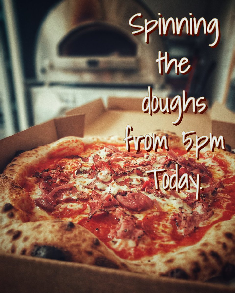 Yes!
We are open today, spinning the doughs and dishing out desserts from 5pm.
Tel: 077950 18300 
Call/Text/WhatsApp/Socials 

Find us next to the Clubhouse <a href="/AbercynonRFC/">Abercynon RFC</a>