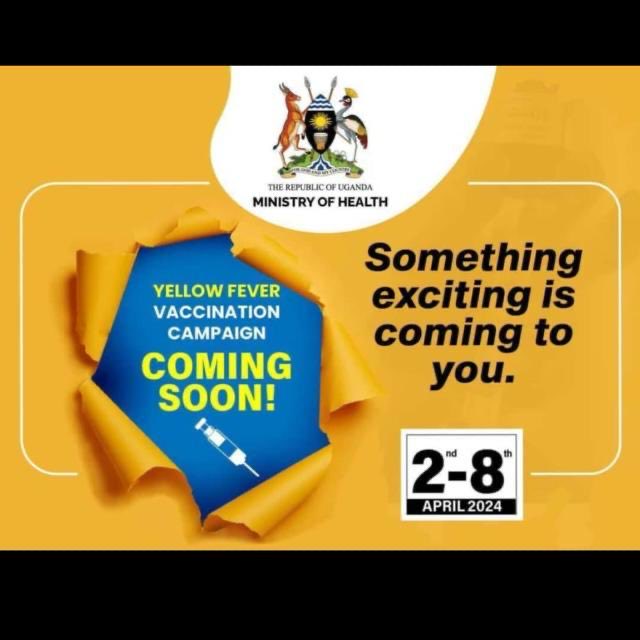 For those in Najjera, Kiwatule, Buwatte and surrounding areas, comenfor free Yellow fever Vaccination at Goodlife Health center. Between Tosha and Laventi