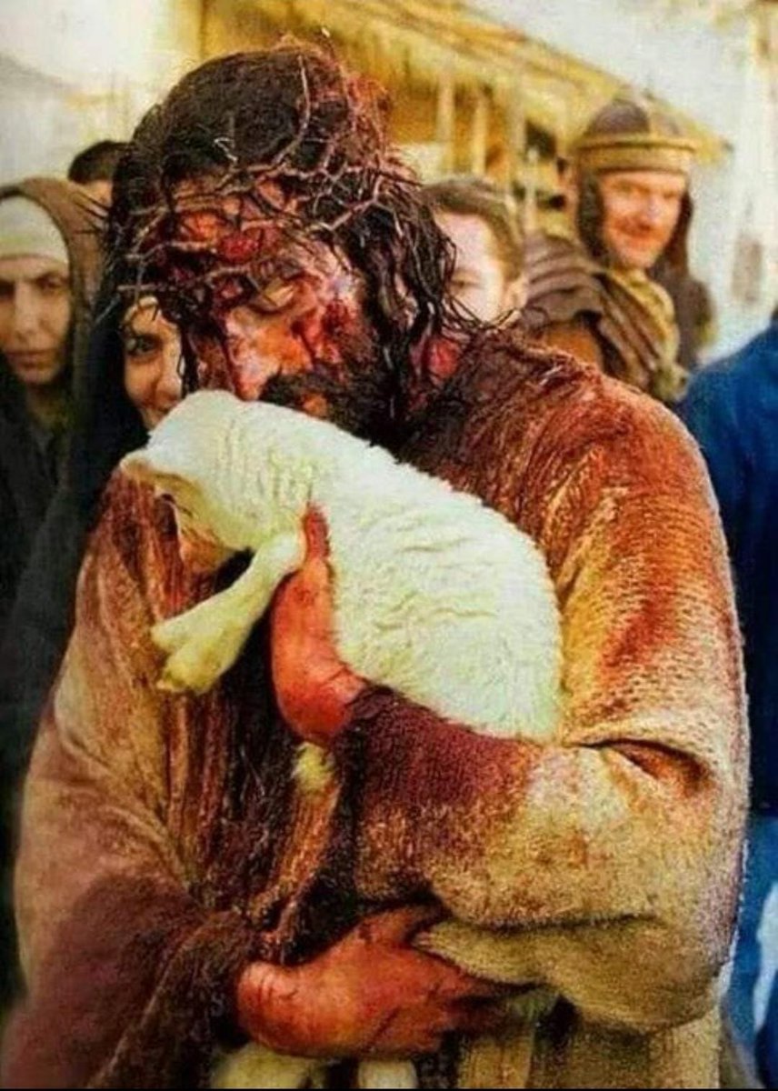 «Maltratado, voluntariamente se humillaba y no abría la boca: como cordero llevado al matadero, como oveja ante el esquilador, enmudecía y no abría la boca.» (Isaías 53, 7) #ViernesSanto